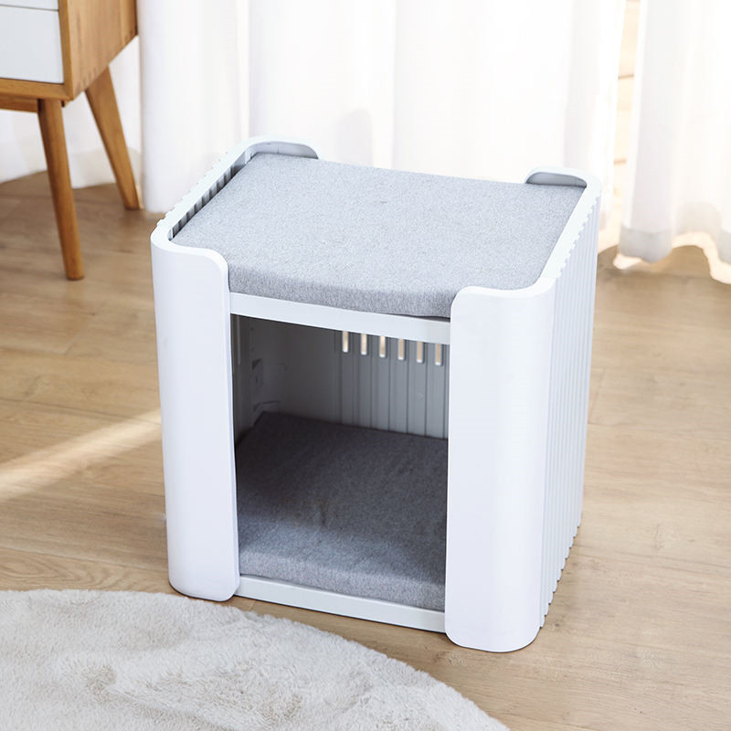 Lokunët e tavolinës për kafshë shtëpiake me arkë qensh në stilin e mobiljeve (5)