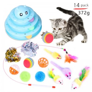 Conjunt d'assortiment de joguines interactives per a gats (5)