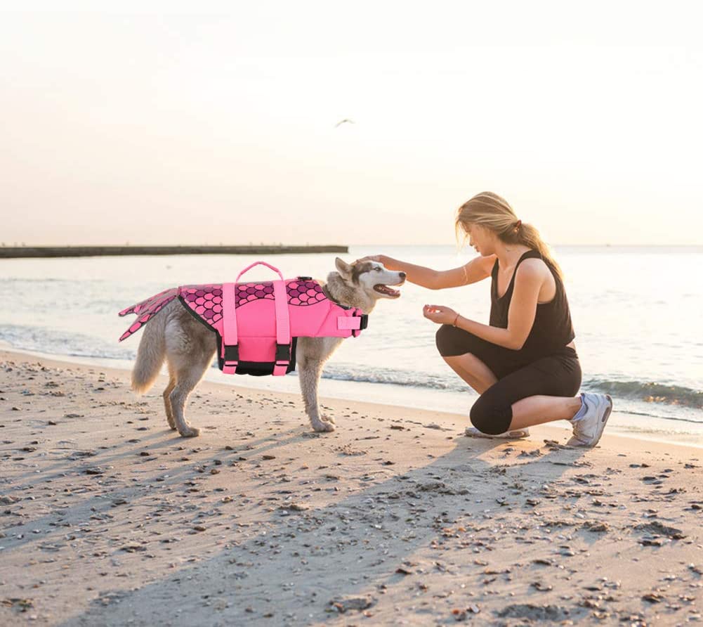 Mermaid Fashion Ripstop Pet Dog Life Jacket (4)