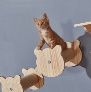 Vægmonterede katte klatrehylde Møbellegetøj (2)
